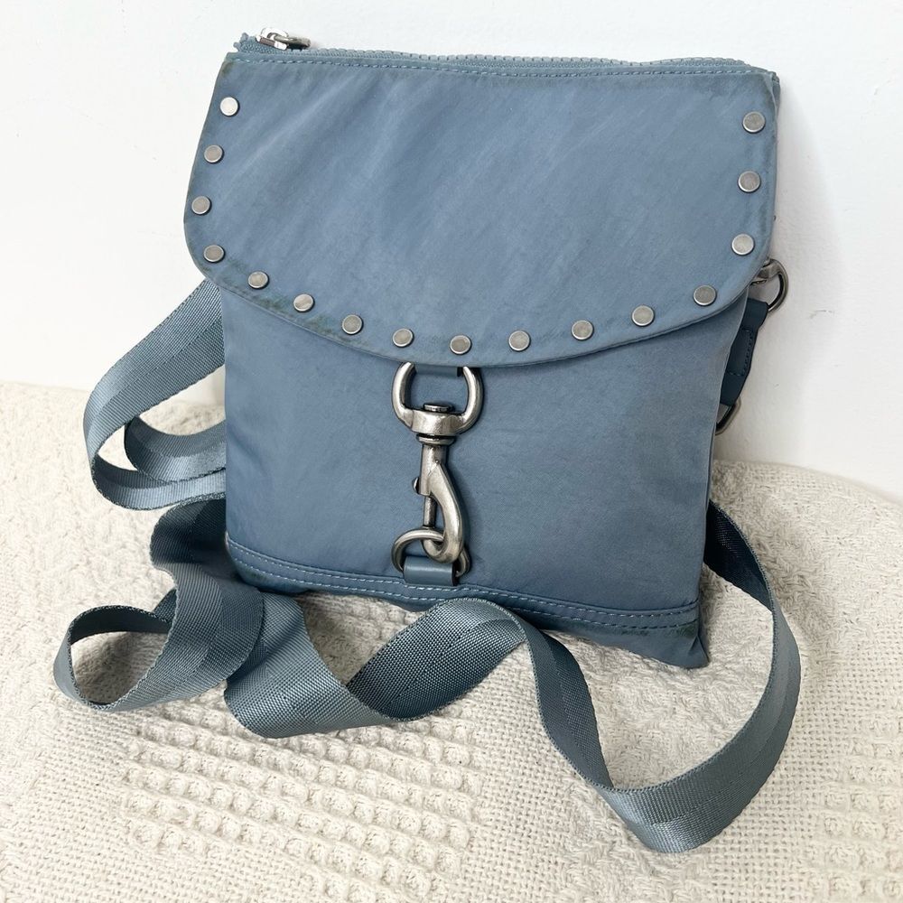 Rebecca Minkoff Blue Nylon Crossbody Bag